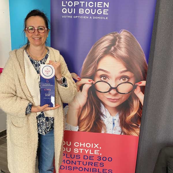 Pourquoi choisir Florence Gillier comme votre opticienne à domicile dans le Maine-et-Loire (Angers, Segré-en-Anjou-Bleu, Château-Gontier) ?