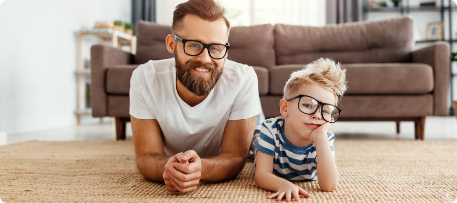 pere fils lunettes